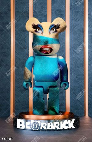 Tranh treo tường gấu bearbrick chất lượng cao
