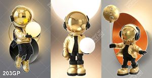 File tranh psd phi hành gia đẹp ấn tượng