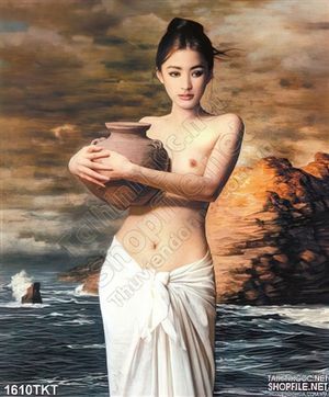 Tranh khỏa thân nghệ thuật thiếu nữ
