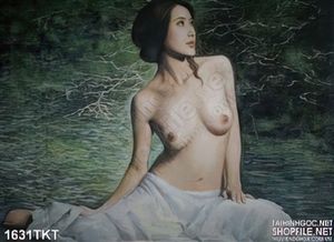 Tranh khỏa thân nghệ thuật thiếu nữ đẹp