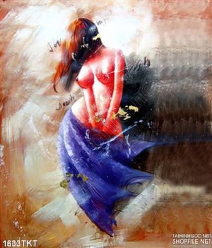 Tranh khỏa thân nghệ thuật trang trí tường