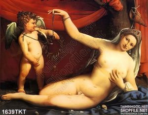 Tranh khỏa thân nghệ thuật thần tình yêu