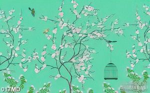 Tranh 3d cành hoa anh đào khoe sắc