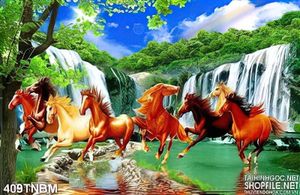 Tranh Ngựa trang trí tường nghệ thuật