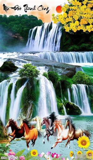 Tranh tết Bát Mã thành công