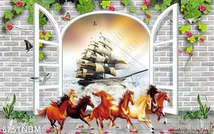 Tranh tuấn mã trang trí tường nghệ thuật