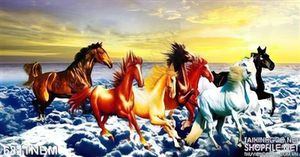 Tranh con ngựa bách chiến bách thắng