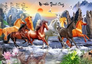 Tranh decor phong thủy mã đáo thành công