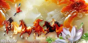 Tranh giả ngọc bát mã truy phong nghệ thuật