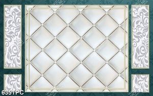 Tranh phào chỉ 8d đôi những họa tiết hình thoi màu bạc