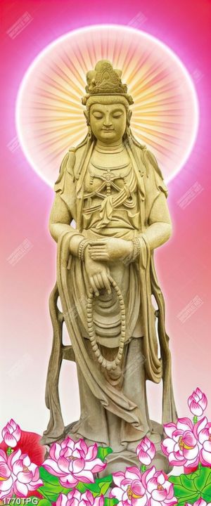 Tranh Tượng Quan Âm bằng đá chất lượng đẹp
