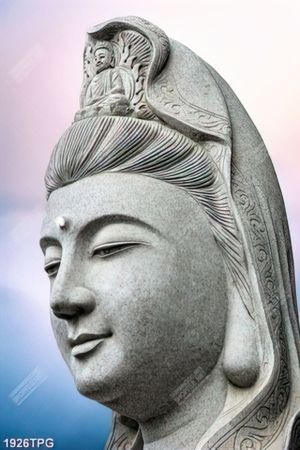 Tranh tượng Quan Âm bằng đá