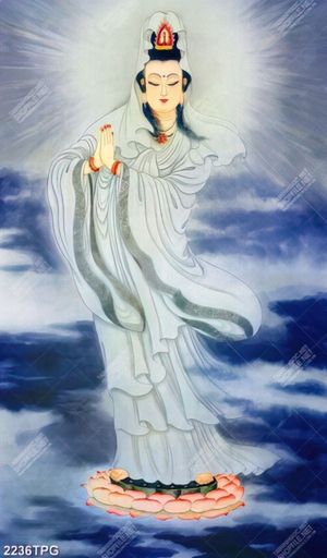 Tranh Quan Âm hiển linh