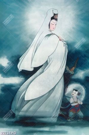 Tranh Quan Âm đẹp chất lượng cao