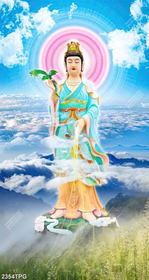 Tranh Quan Thế Âm chất lượng cao