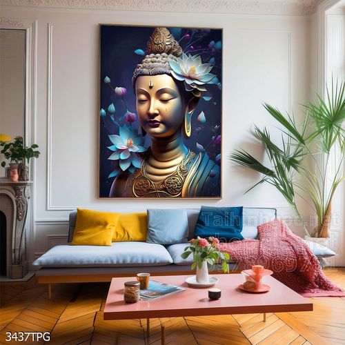 Tranh decor trang trí tường Phật giáo 