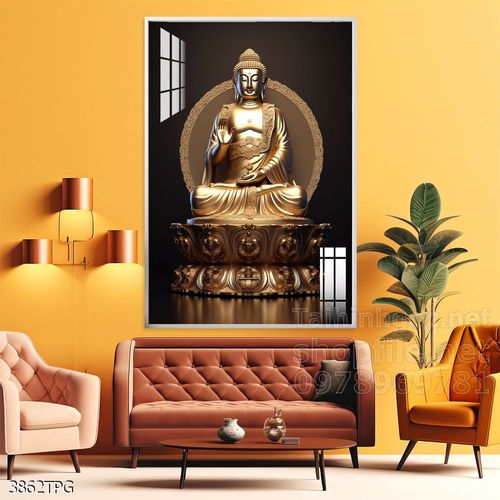 Tranh decor trang trí tường Phật giáo 