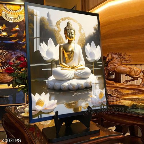 Tranh phật giáo decor trang trí tường phòng thờ
