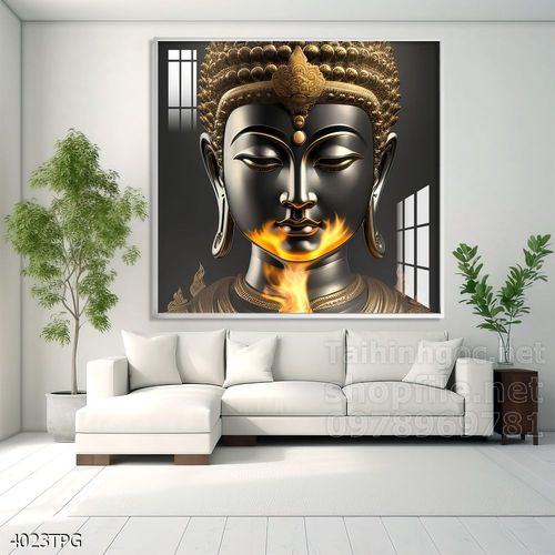 File tranh Phật giáo decor trang trí tường nhà phòng thờ