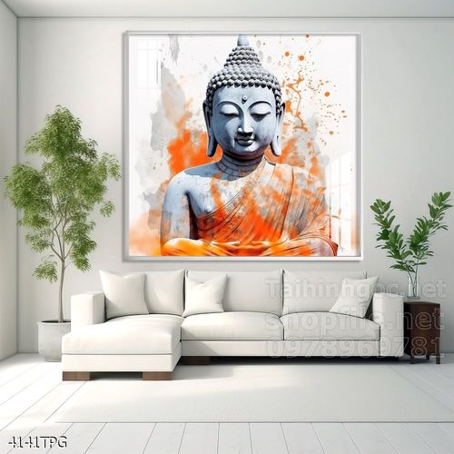 File tranh Phật giáo decor trang trí tường nhà phòng thờ