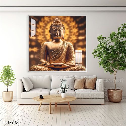 Tranh decor trang trí tường Phật giáo 