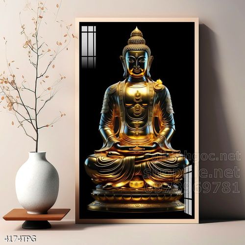 Tranh tranh trí tường phật giáo sang trọng
