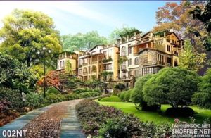 Tranh biệt thự Châu Âu
