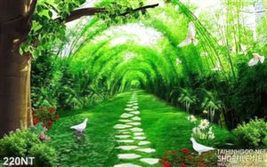 Tranh con đường khu công viên