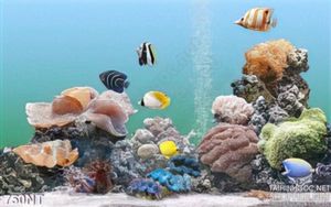 Tranh cá đại dương trang trí phòng trẻ em