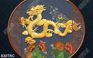 Tranh bình phong rròng vàng chất lượng cao