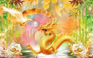 Tranh Rồng và Đại Bàng giả ngọc đẹp
