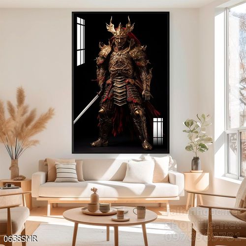 File tranh treo tường hình chiến binh Samurai 