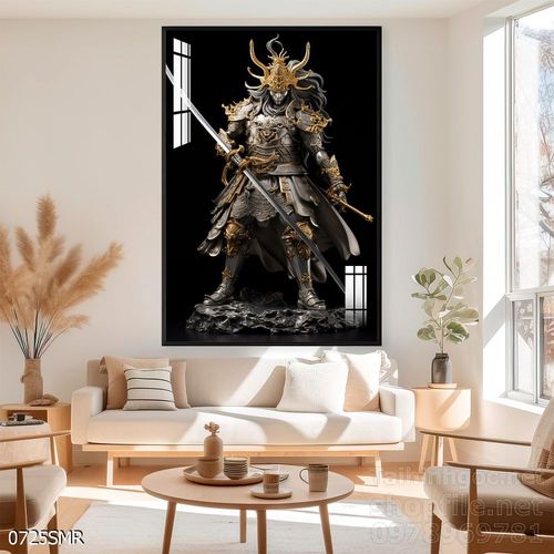 File tranh treo tường hình chiến binh Samurai 