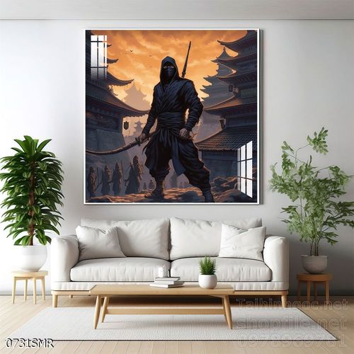 Tranh treo tường Samurai đẹp ấn tượng