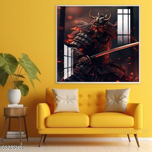 Mẫu tranh Nhật cổ Samurai