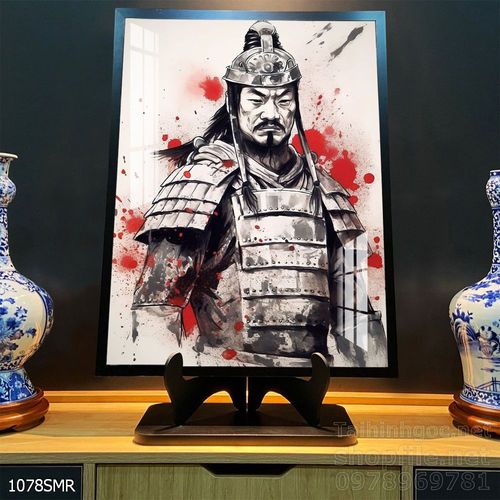 File tranh treo tường hình chiến binh Samurai 