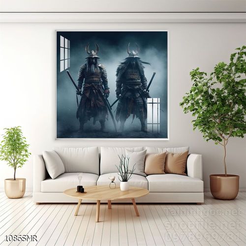 Tranh treo tường nghệ thuật hình Samurai Nhật Bản