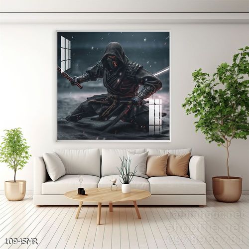 Mẫu Tranh chiến binh Samurai huyền thoại 