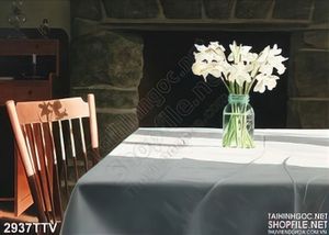 Tranh tĩnh vật hoa quả sơn dầu trang trí treo tường
