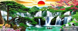 Tranh thác nước trùng điệp