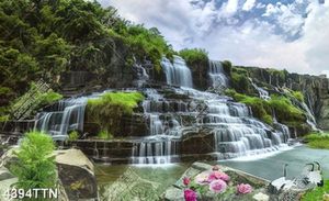 Tranh thác nước in kính đẹp nhất