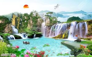 Tranh sơn thủy thiên nhiên giao hòa chất lượng cao