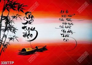 Tranh thư pháp in uv câu đối về tôn sư trọng đạo