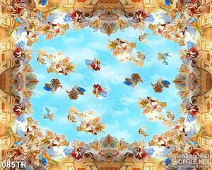 Tranh trần thế giới của những thiên thần nhỏ 3d