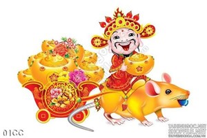 Vector Canh Tý xuân 2020