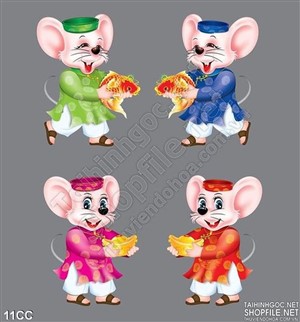 Vector năm Canh Tý 2020