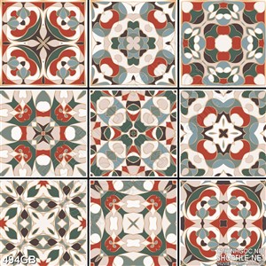 Tranh gạch trang trí in 3d họa tiết trang nhã