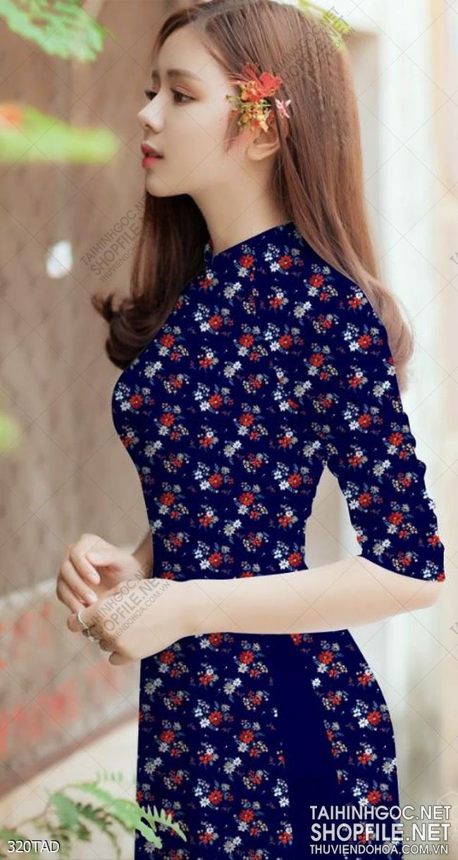 File tranh vải áo dài việt nam 320