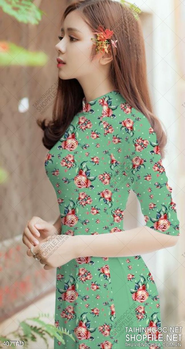 File tranh vải áo dài việt nam 407