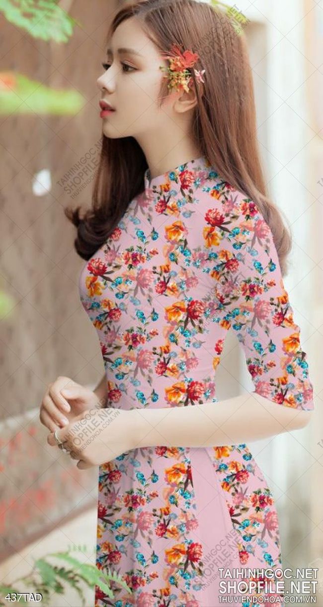 File tranh vải áo dài việt nam 437